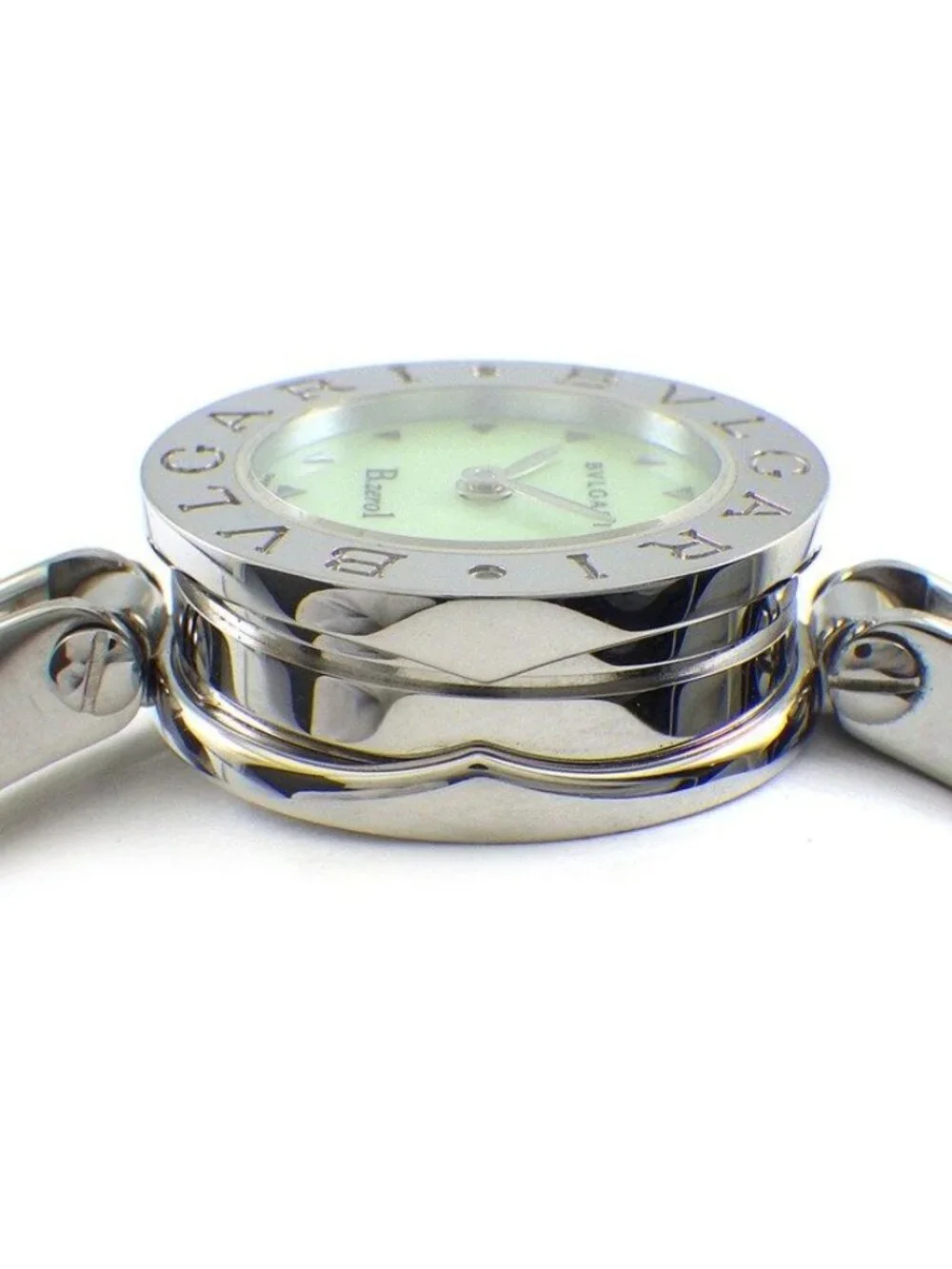 Bvlgari Watch Green Shell Dial SS Quartz Analog